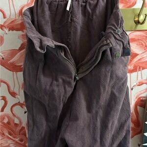 Free People Burgundy Pants